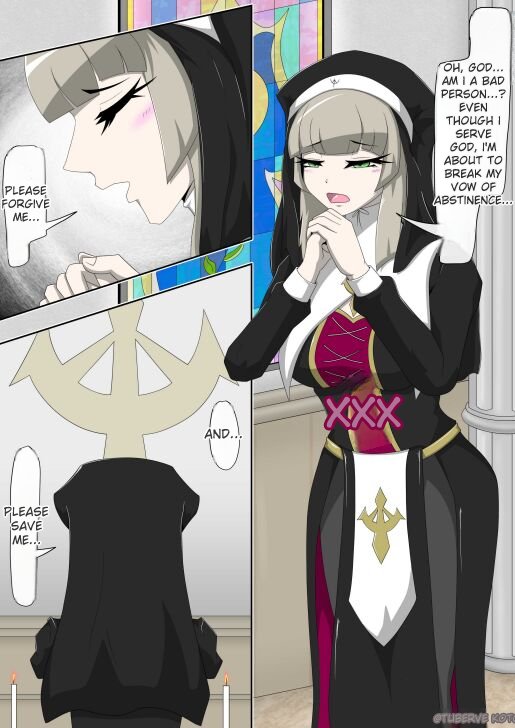 Nun transforms into a beast and falls into darkness page 3 full