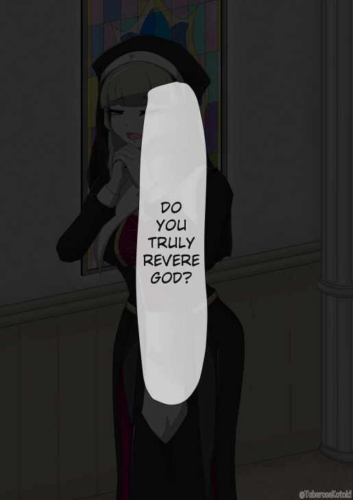 Nun transforms into a beast and falls into darkness page 4 full