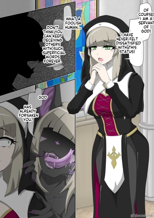 Nun transforms into a beast and falls into darkness page 5 full
