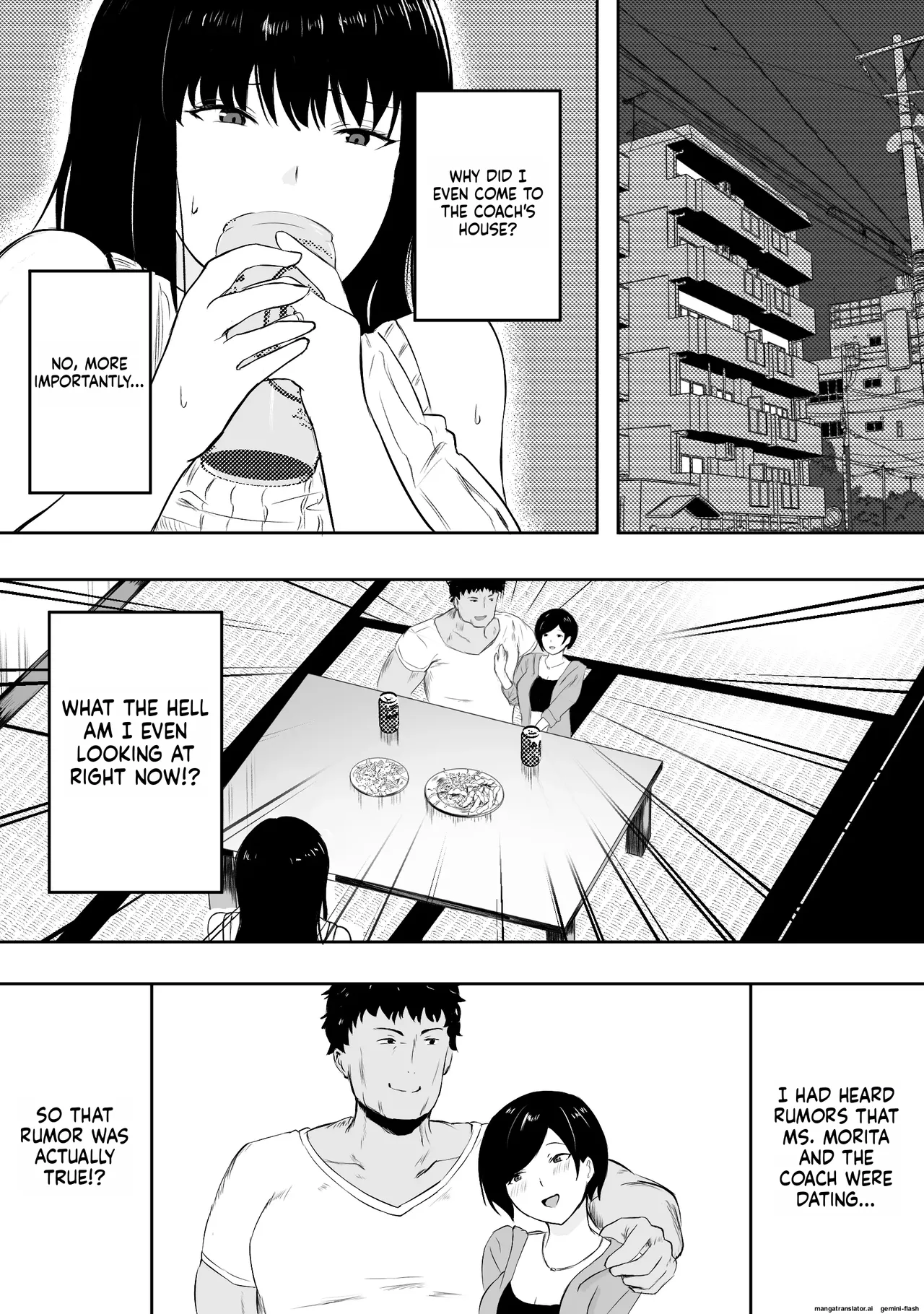 Mama-san—the ace of the volleyball team—has her life ruined by a jock's cock. page 6 full