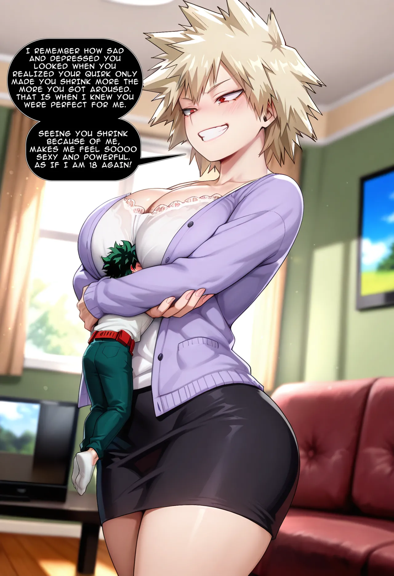 Giantess Comic - Mommy Mitsuki's Cravings can't be Satisfied page 5 full