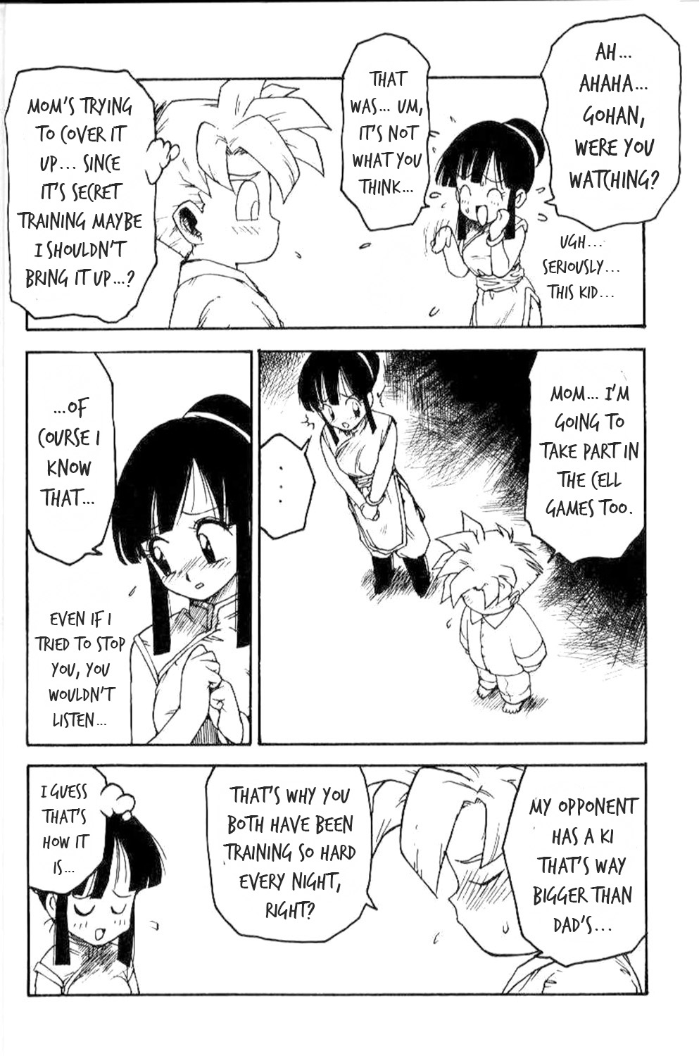 Serugēmu no zen'ya | The night before the Cell Games page 7 full