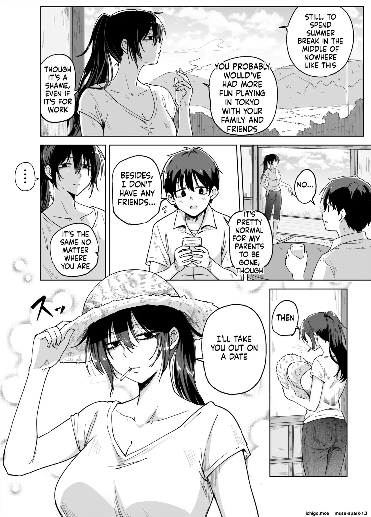 Boku to Oba no Natsuyasumi page 4 full
