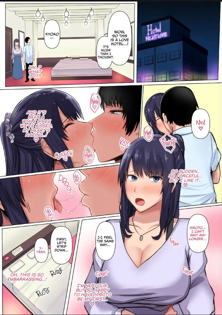 My Childhood Sweetheart Was Ensnared By An Upperclassman's Huge Cock. Chapter 1 page 8 full