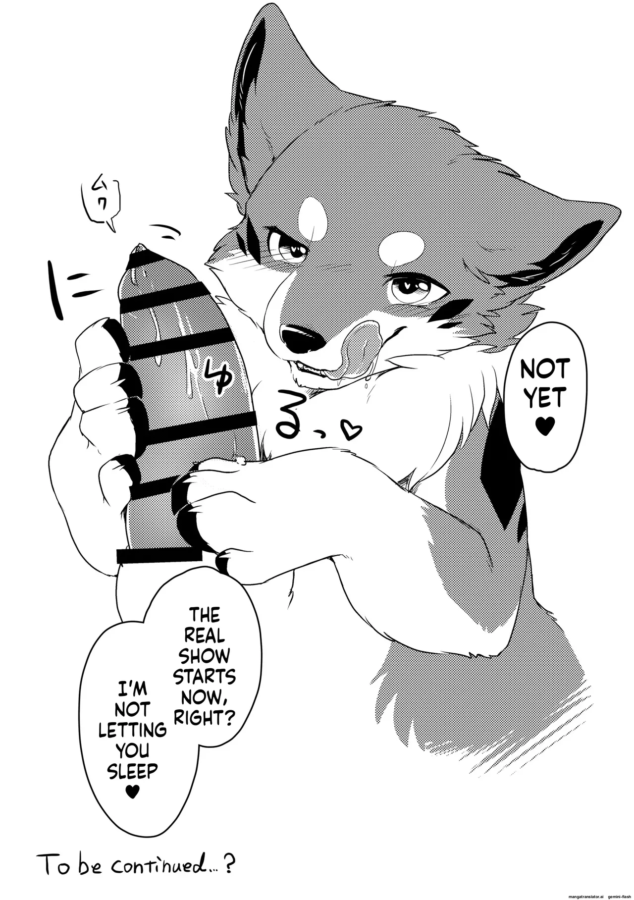 Let’s play with the fox-dog! page 8 full