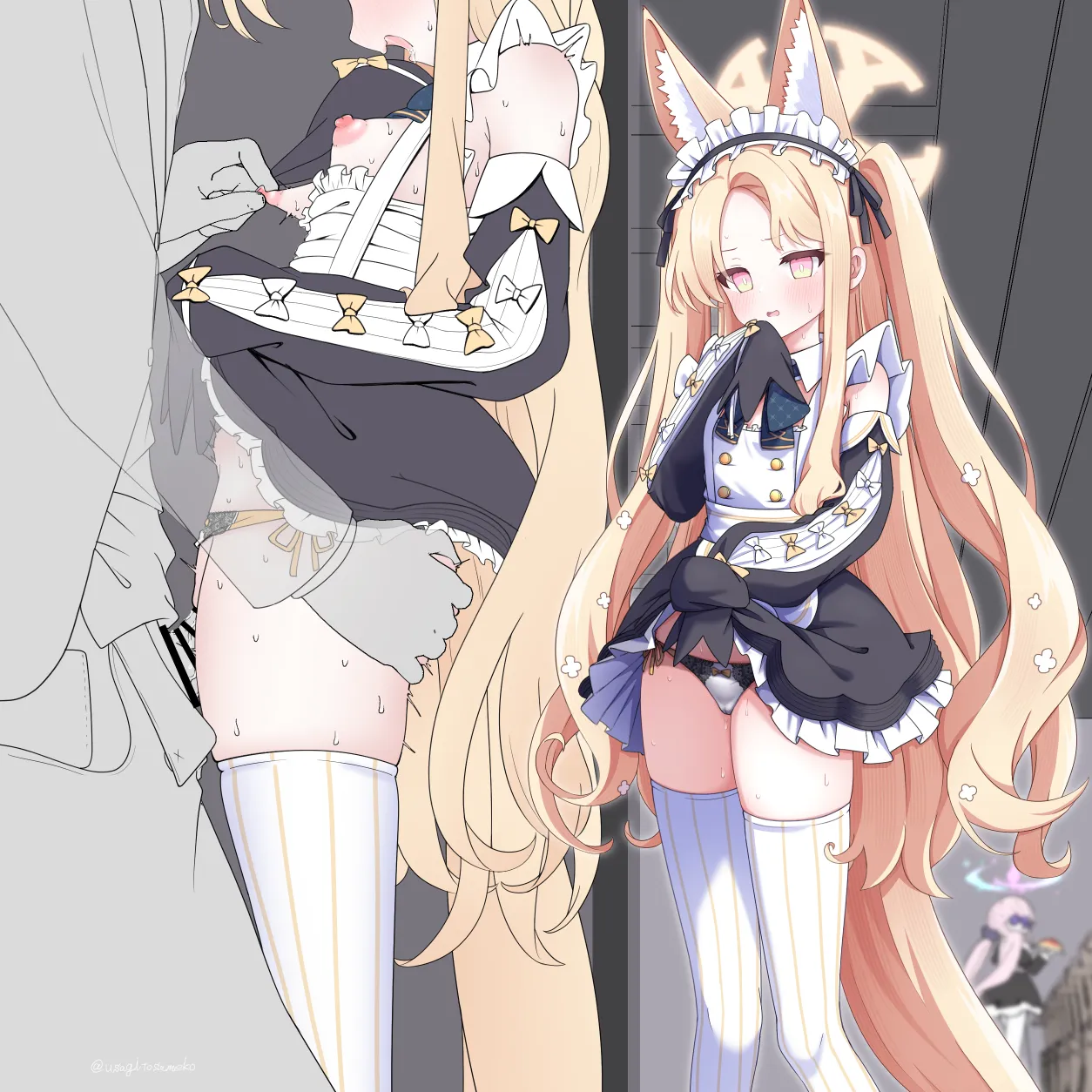 メイドカフェ店員セイアが子宮に精子直出しされちゃう話 page 3 full