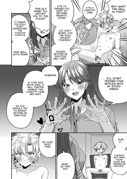 [Peko Renmei (Azuma Riru)] Otonagirai na Furyoushounen ga Futanari Tennen Onna Kyoushi ni Teisoutai Shasei Kanri Gyaku Anaru de Kousei Saserareru Hanashi | Delinquent Gets Chastity Belt Ejaculation Management & Disciplinary Reverse Anal Rehabilitation [ENG](Translators Unite) — page 19