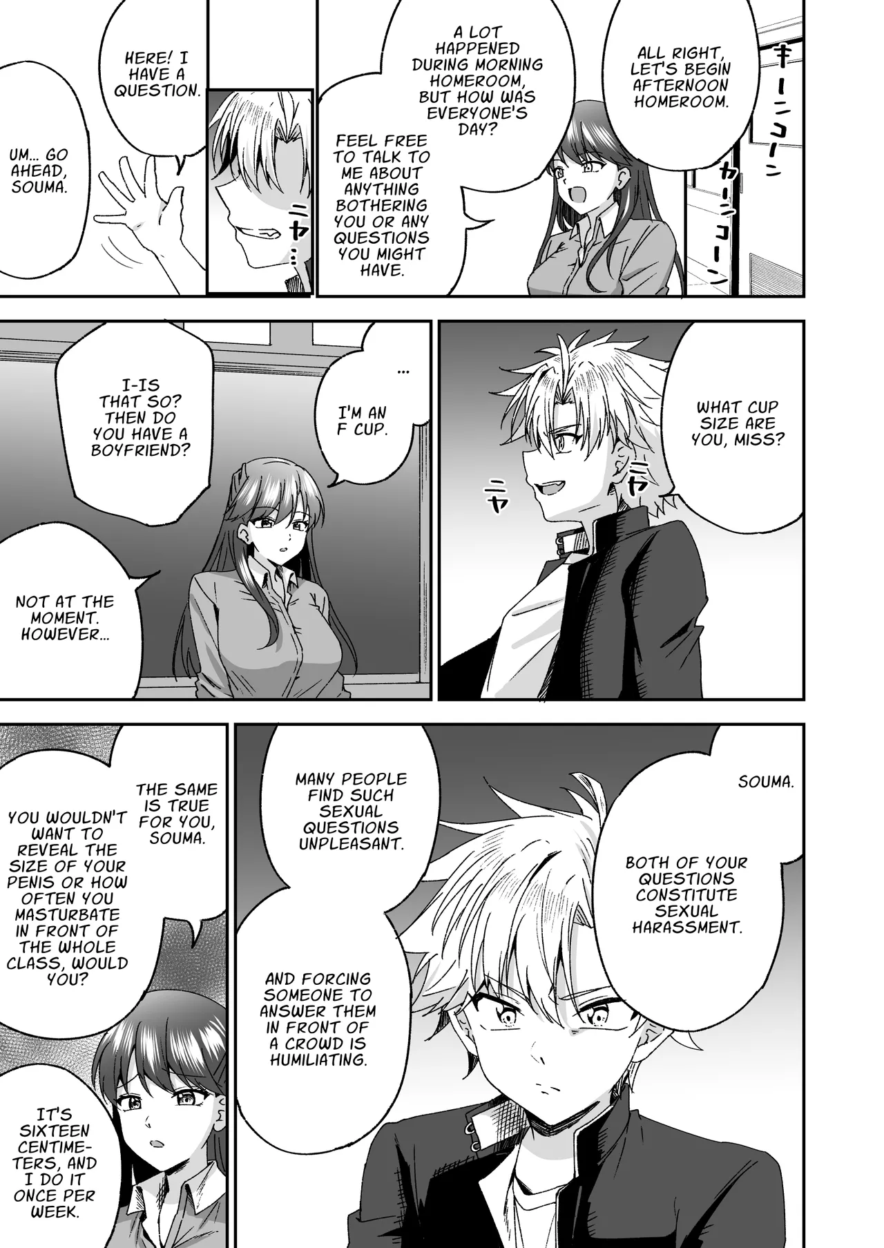 Otonagirai na Furyoushounen ga Futanari Tennen Onna Kyoushi ni Teisoutai Shasei Kanri Gyaku Anaru de Kousei Saserareru Hanashi | Delinquent Gets Chastity Belt Ejaculation Management & Disciplinary Reverse Anal Rehabilitation page 6 full