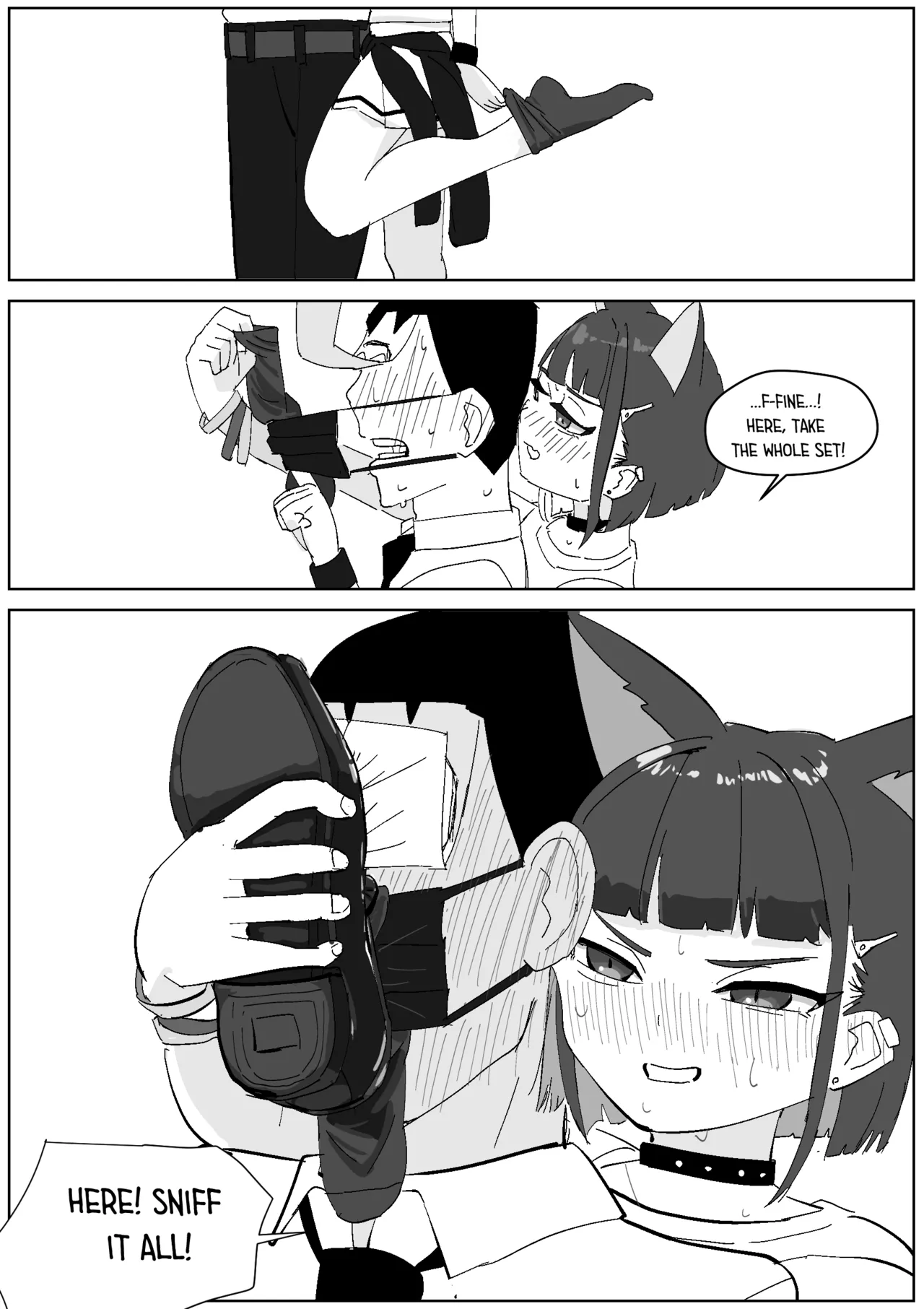 Kazusa’s Post-Practice Stinky Foot Tease page 3 full
