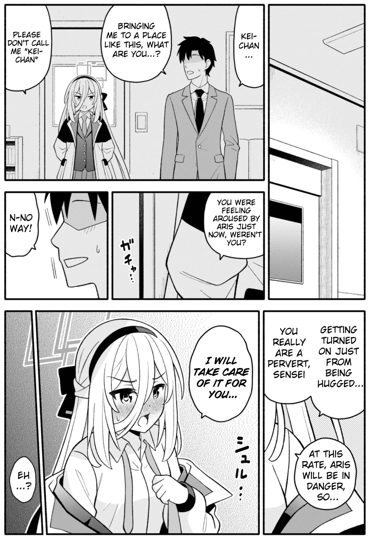 I'll let you do perverted things with me instead of the Princess! page 4 full