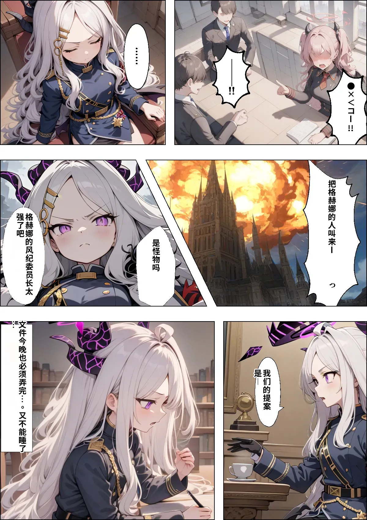 ヒナNTR 〜ゲヘナ最強の風紀委員長が他校の校長のおっさんに調教・寝取られる話〜  -1280x page 9 full