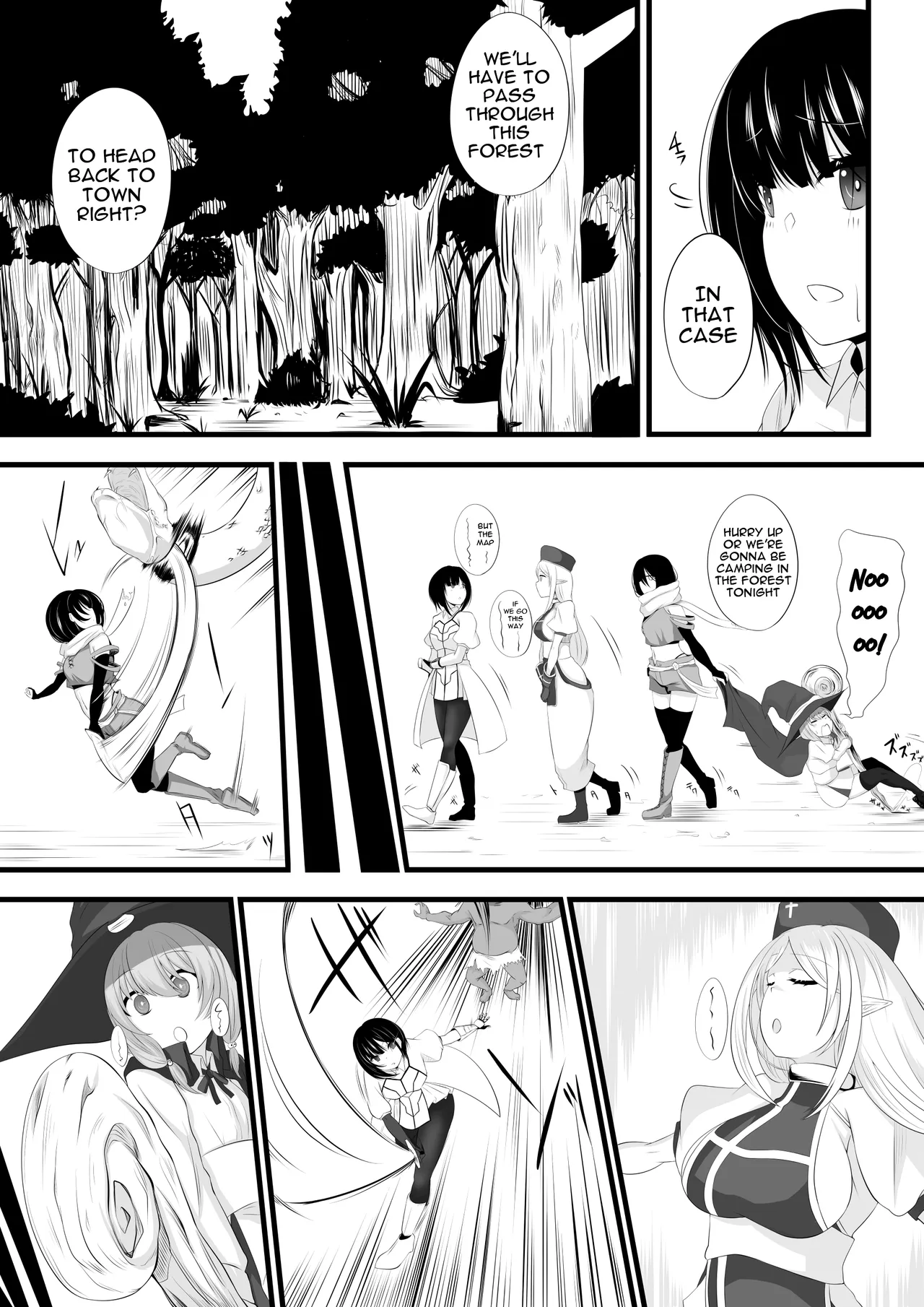 Boukensha Party ga Succubus Otosareru | An Adventurer Party is Corrupted by a Succubus page 3 full