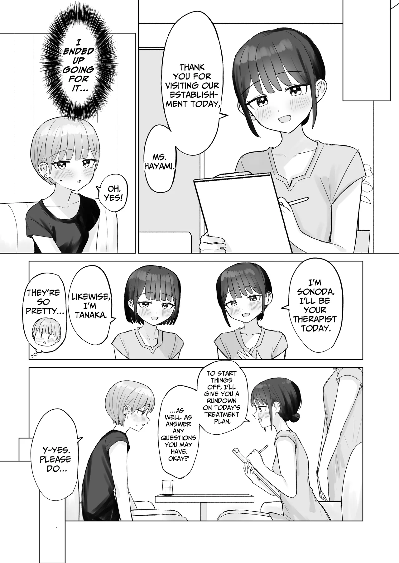 Bijin Therapist-san ni Torokeru made Kairaku Zeme Sareta Hanashi | Driven to Ecstasy by My Sexy Therapists page 5 full