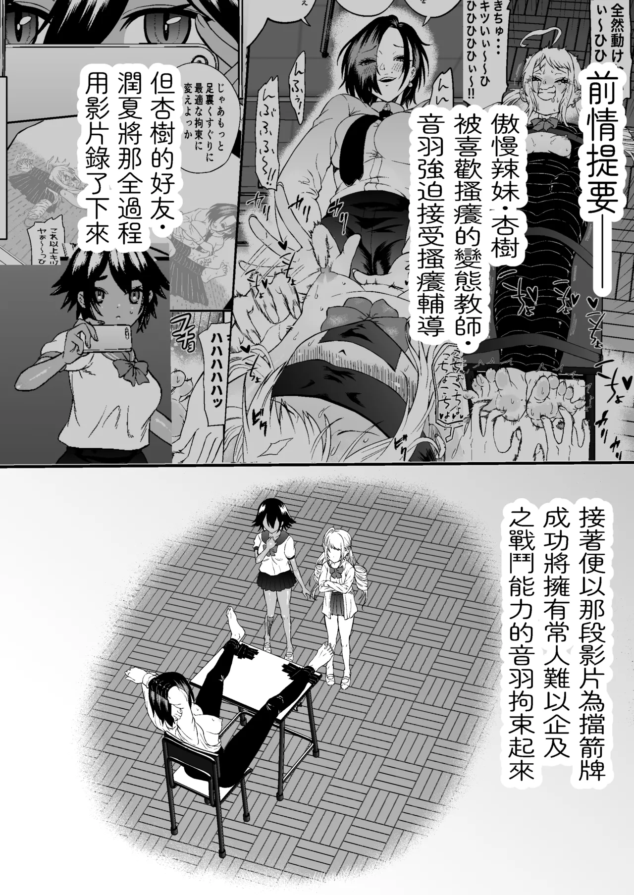 ドS教師・如月音羽の屈辱逆転くすぐり指導 page 2 full