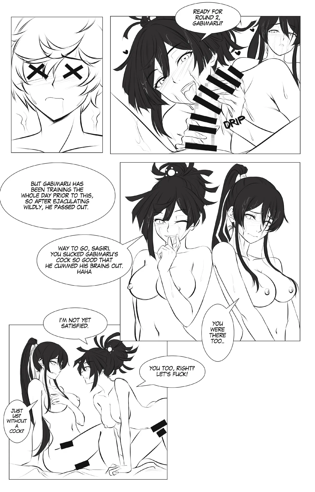 Girl's Paradise - Sagiri Vs. Yuzuriha Pt. 1 page 10 full