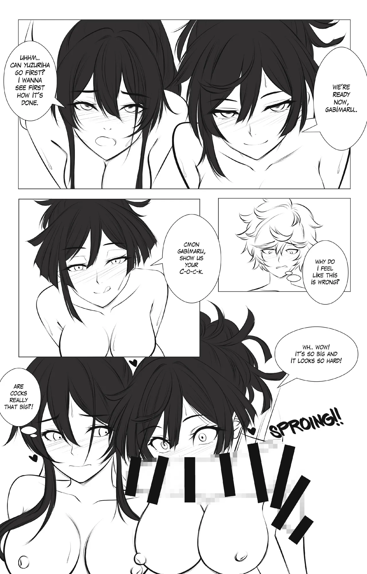 Girl's Paradise - Sagiri Vs. Yuzuriha Pt. 1 page 4 full