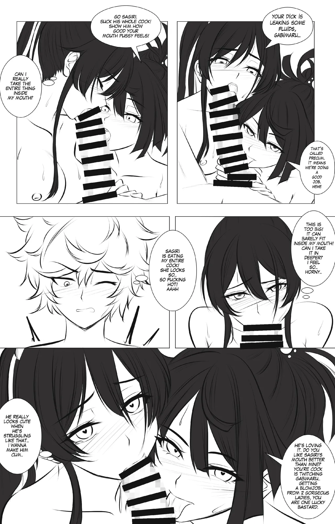 Girl's Paradise - Sagiri Vs. Yuzuriha Pt. 1 page 8 full