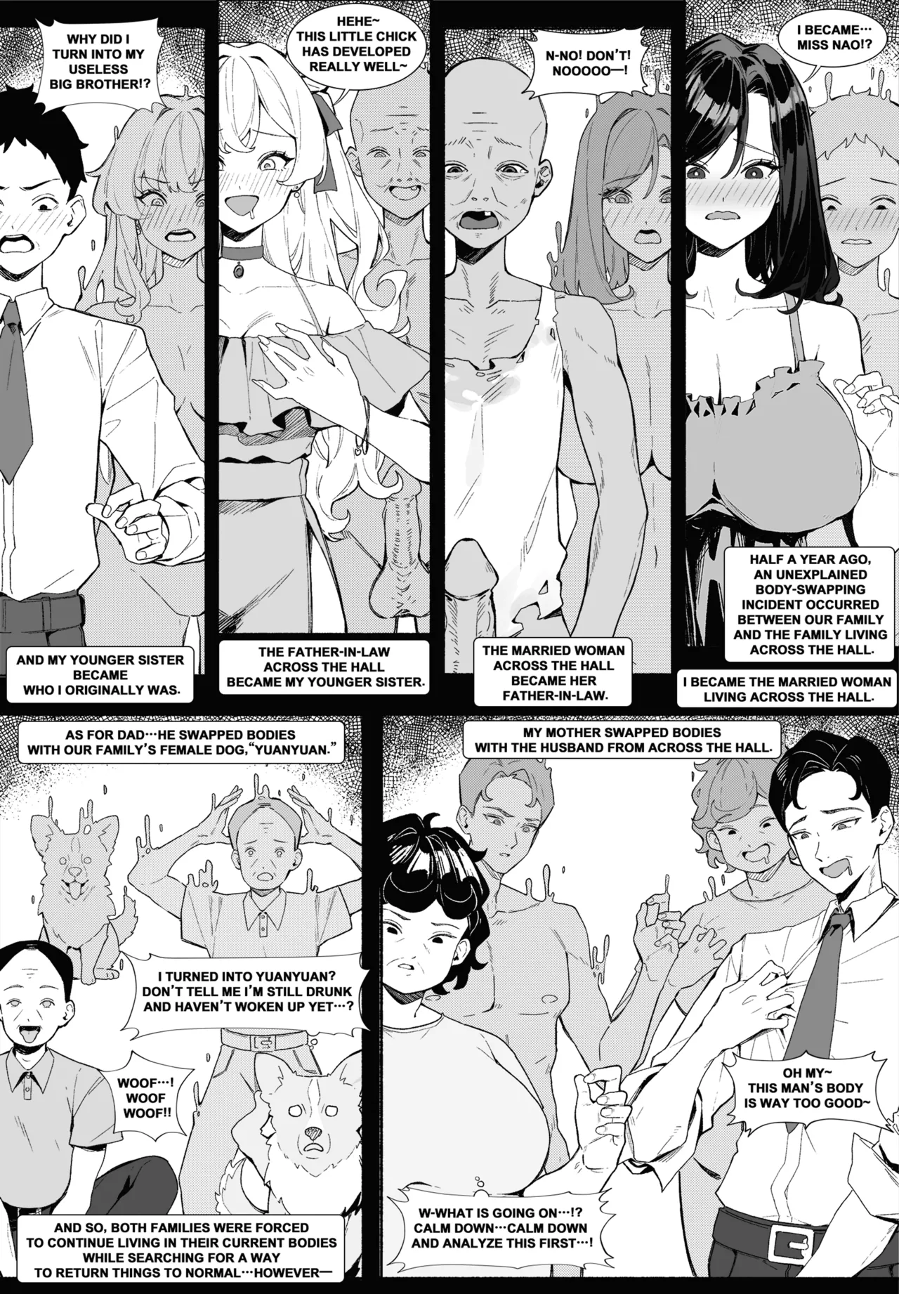 Body-Swapping Neighbor – The New Life of a Beautiful Married Woman page 4 full