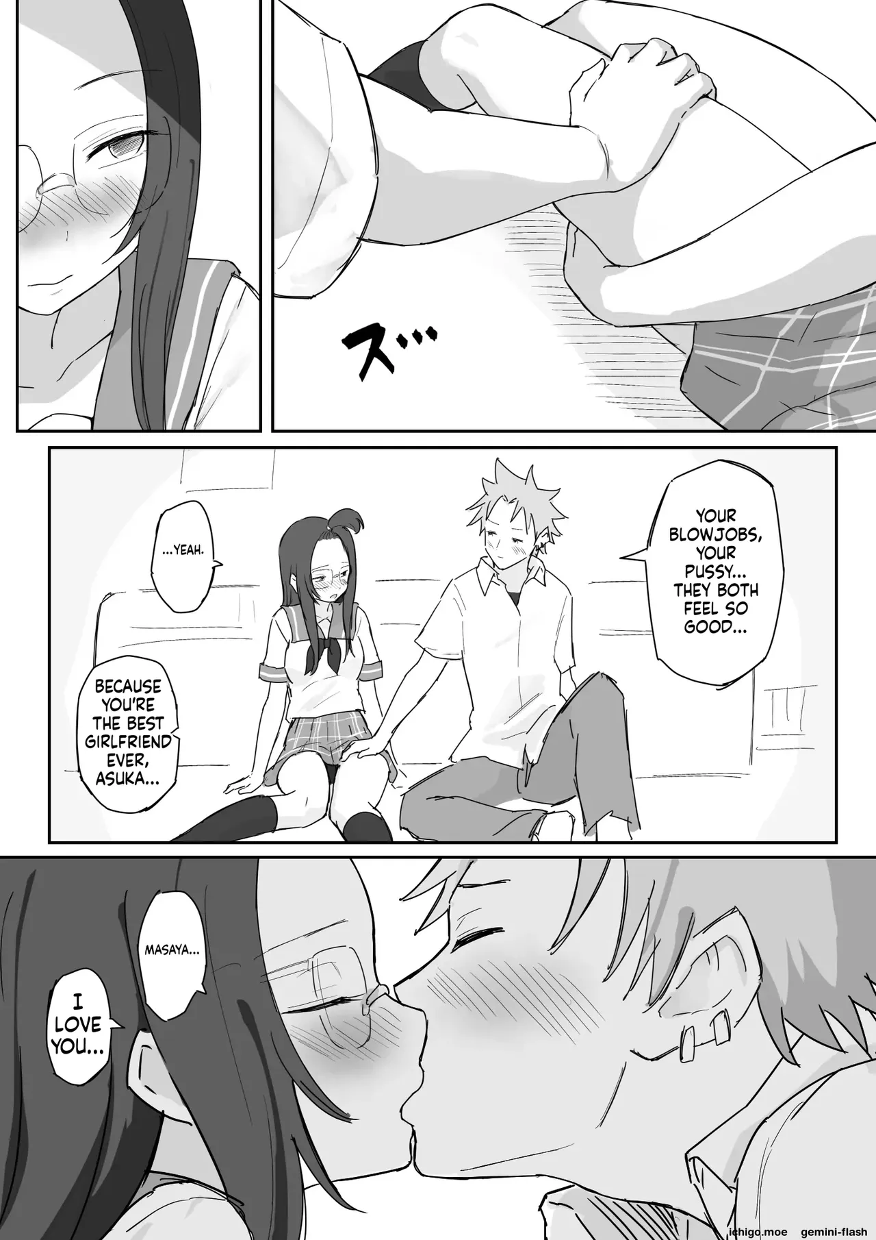 Kareshi Mochi de Namaiki na Imouto ga Neteru Ore no Chinpo de Onanie Shiteta | My Bratty Younger Sister Who Has a Boyfriend Was Masturbating with My Penis While I Was Asleep page 3 full