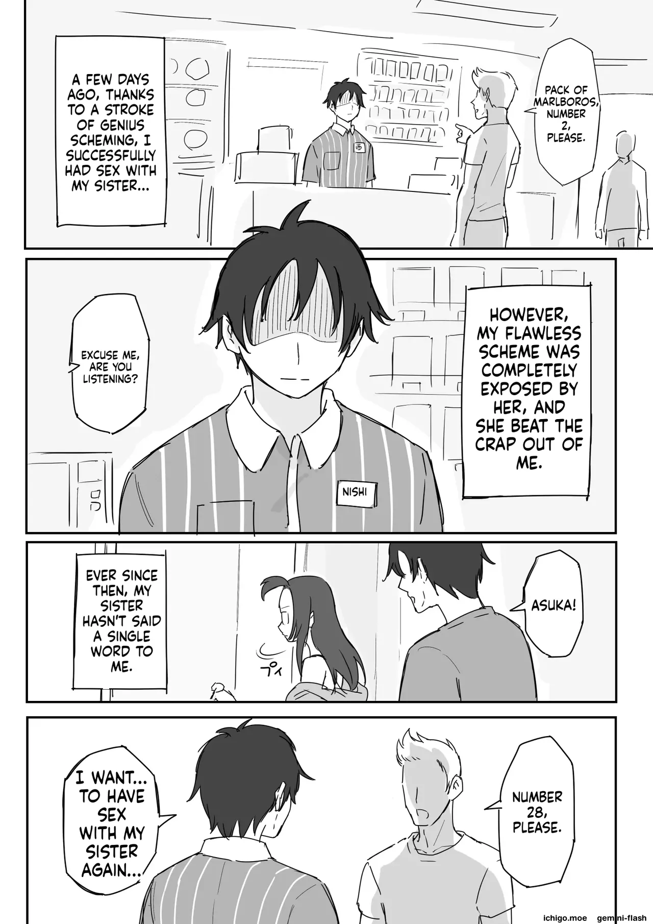 Kareshi Mochi de Namaiki na Imouto ga Neteru Ore no Chinpo de Onanie Shiteta | My Bratty Younger Sister Who Has a Boyfriend Was Masturbating with My Penis While I Was Asleep page 5 full