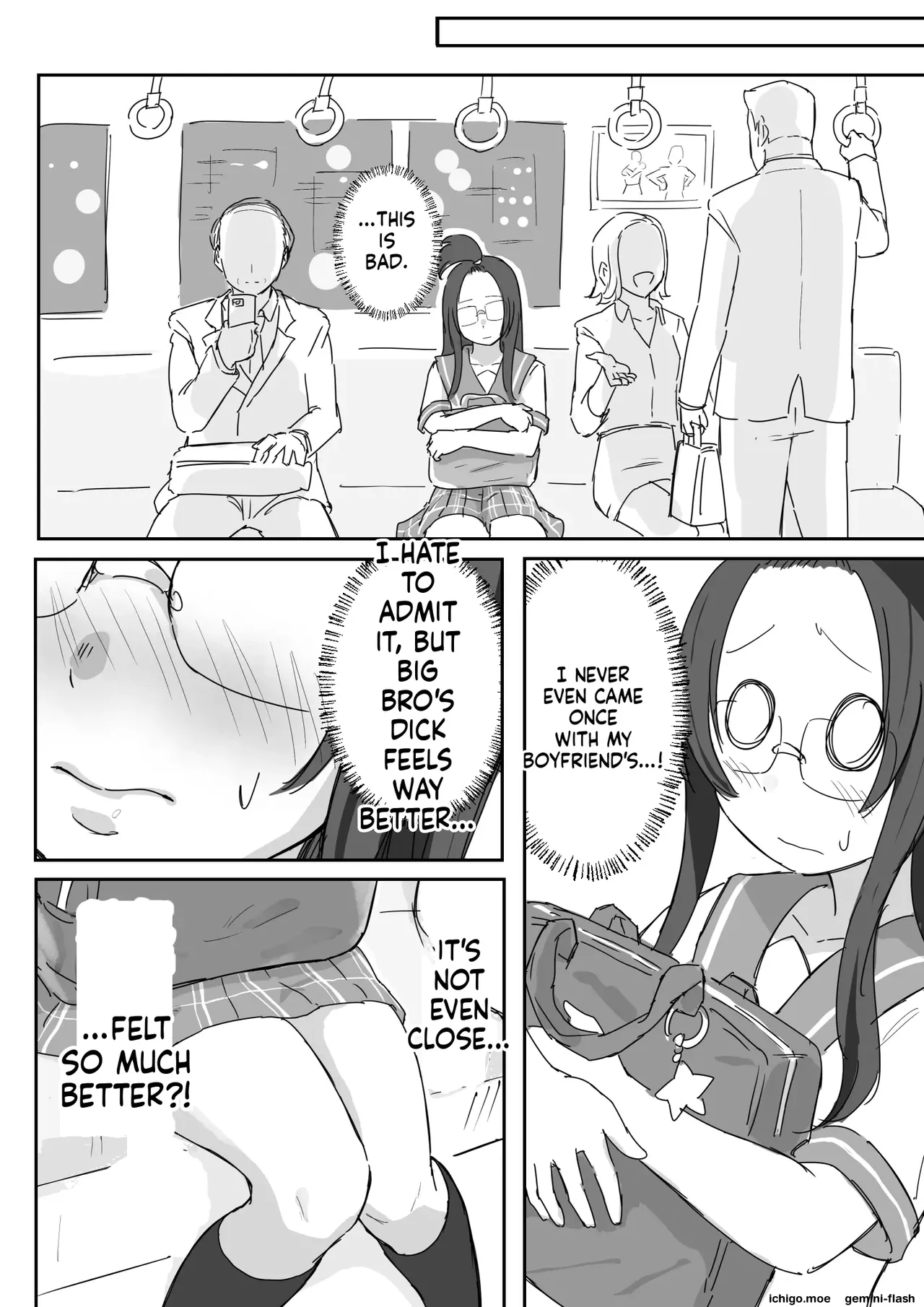 Kareshi Mochi de Namaiki na Imouto ga Neteru Ore no Chinpo de Onanie Shiteta | My Bratty Younger Sister Who Has a Boyfriend Was Masturbating with My Penis While I Was Asleep page 9 full