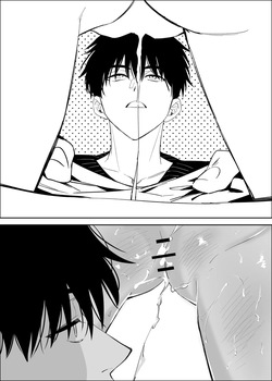 [airpink (yubumi)] Straight Guy Turned Cuntboy Has Intense Mating Sex With His 190cm Longtime Male Friend [Eng] — page 17