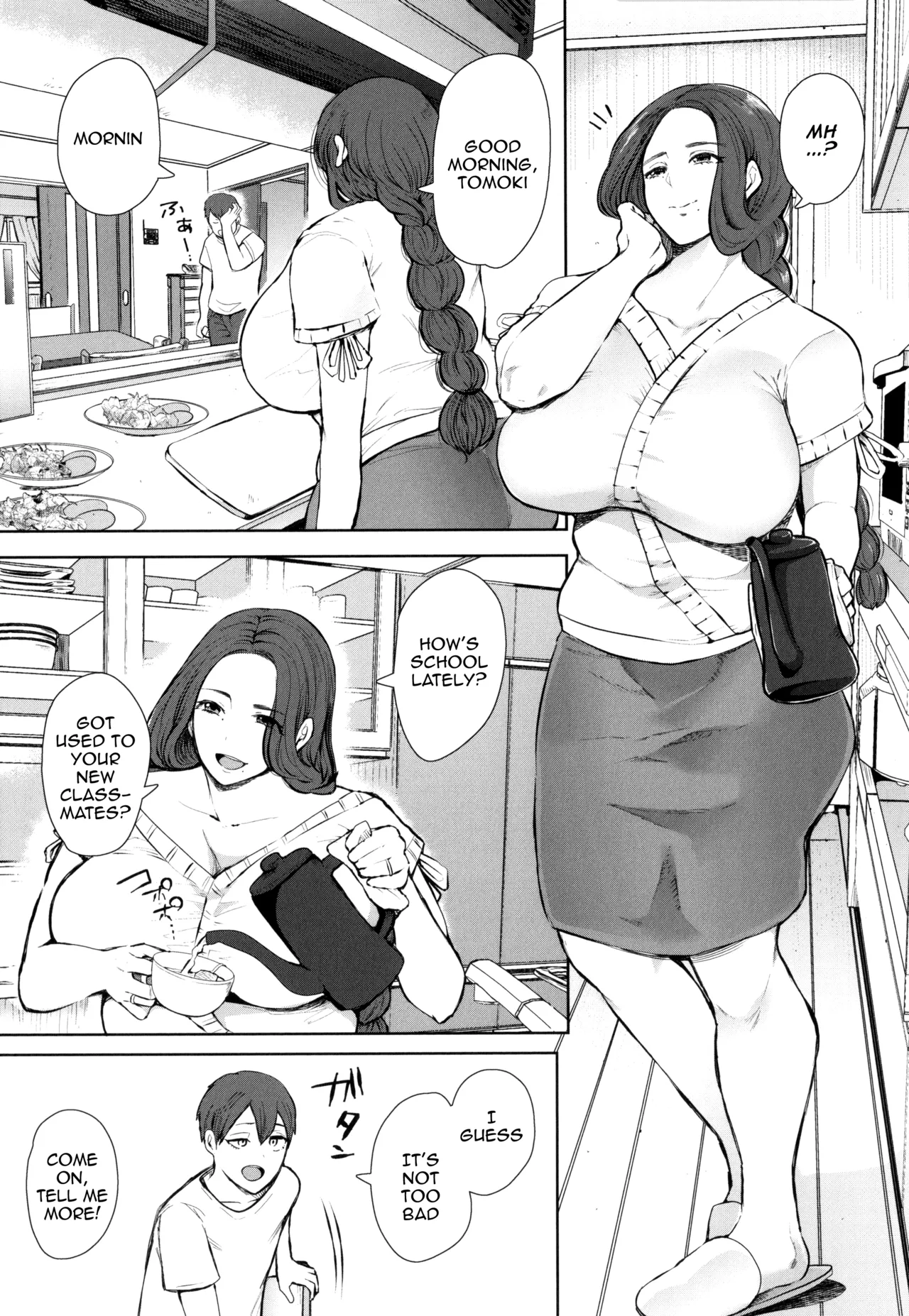 Mukashi no Uwaki Aite no ko ga Jitsu wa Watashi no Musuko no Doukyuusei de page 7 full