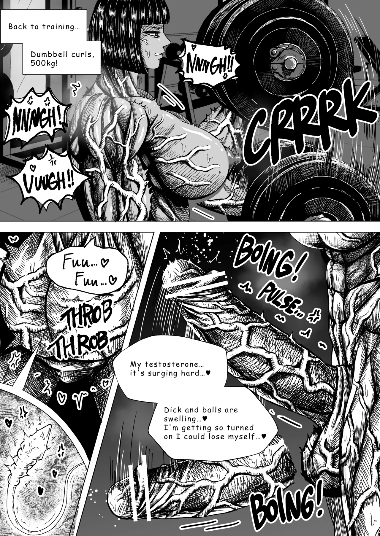 Muscular Futa Manga page 4 full
