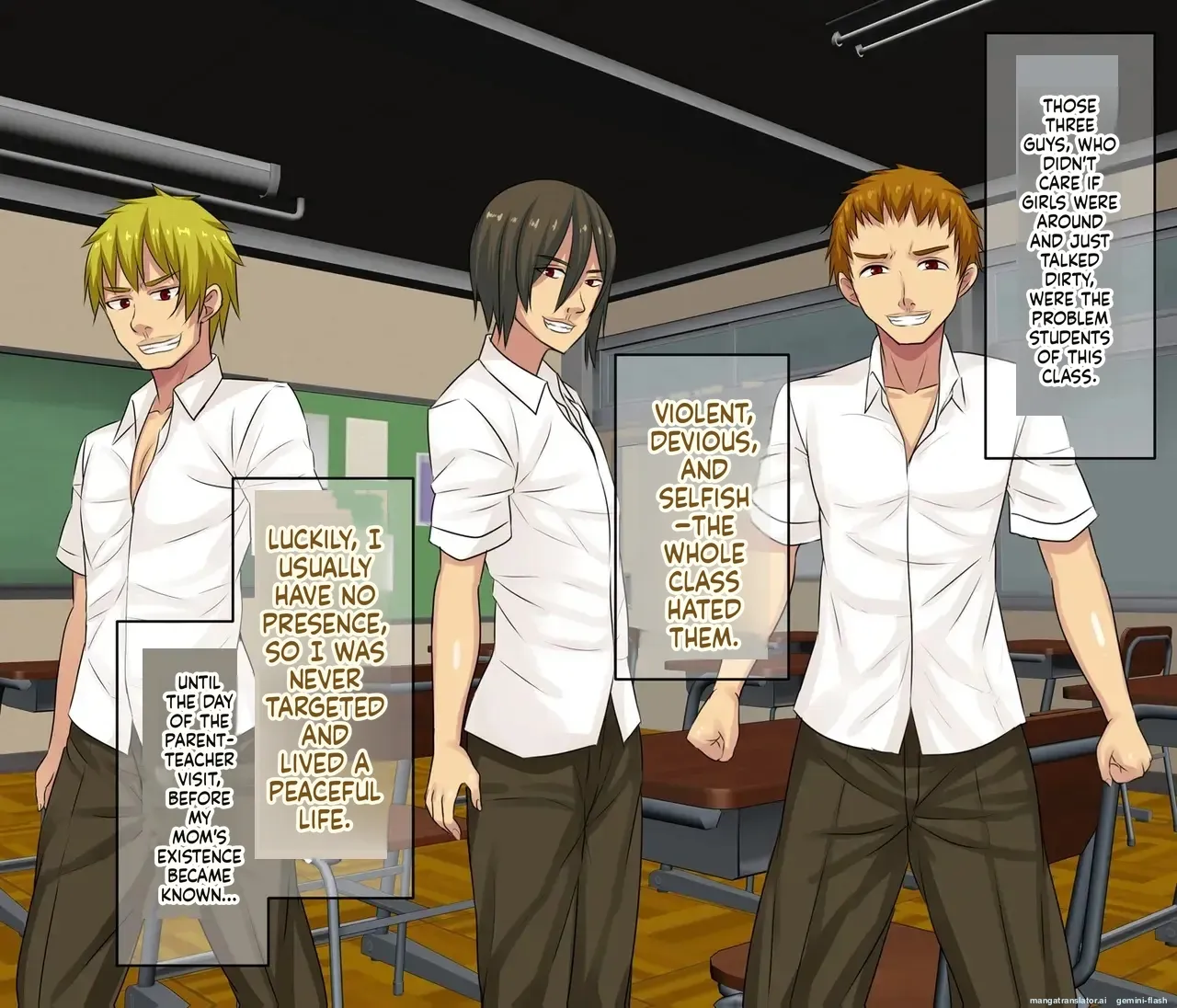 Tasukete......Kaa-san ga GachiKuzu Classmate ni Kowasarechau page 3 full