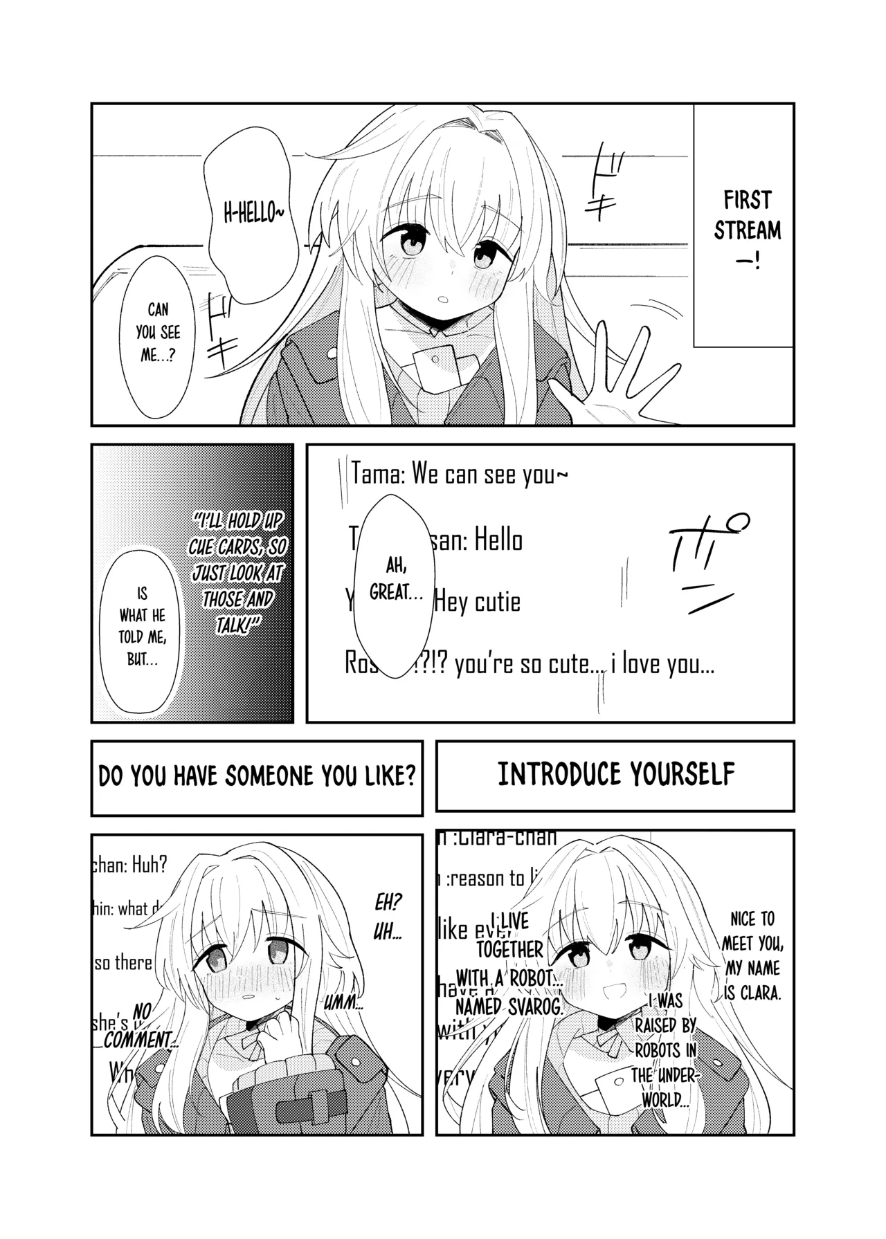 Clara-chan no Kawaisa o Zen Ginga ni Wakaraseru Hon page 4 full