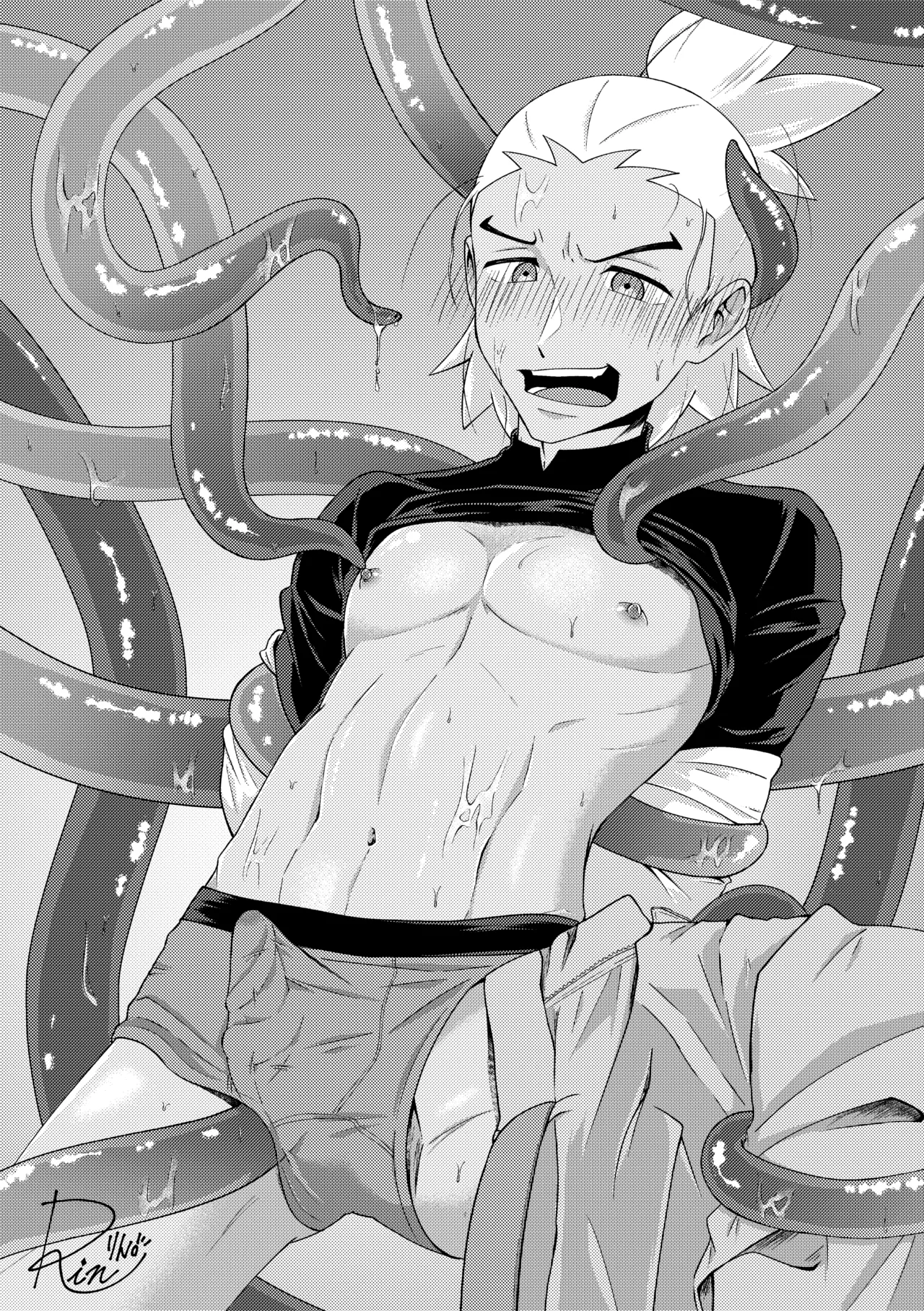 触手に捕まった僕ら page 5 full