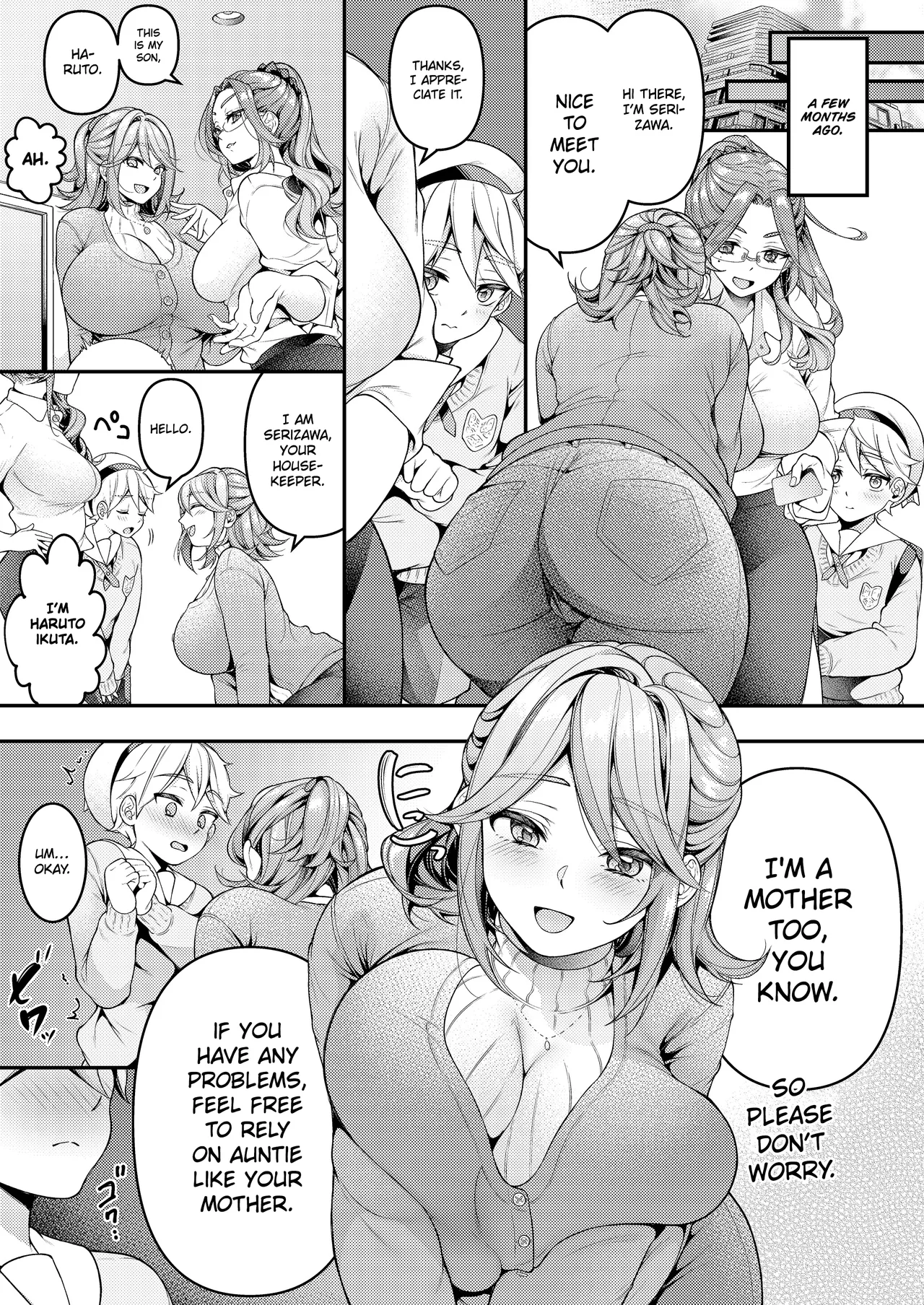 Kaseifu Mamma to Hatsu Sukebe ♥ | First Sex with Housekeeper ♥ page 4 full