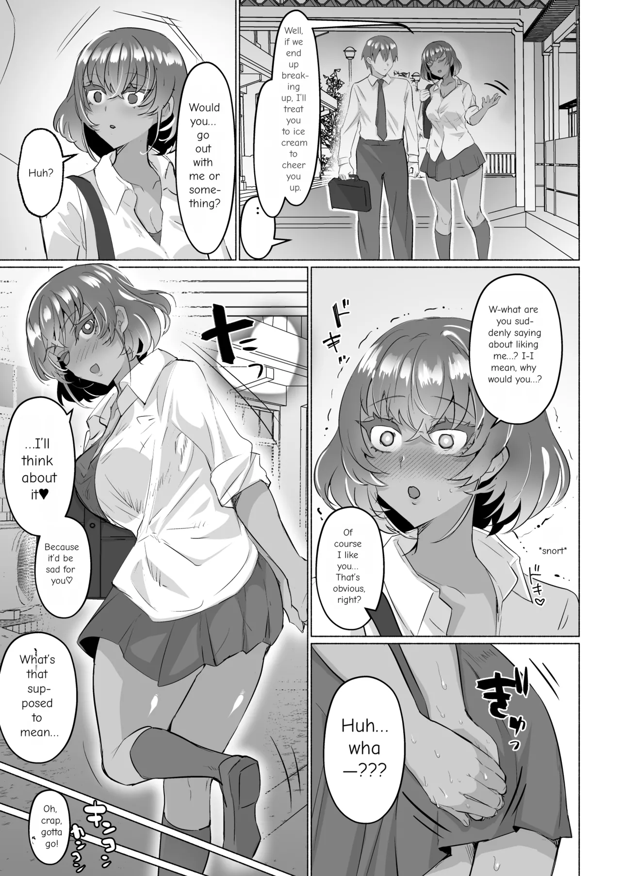 Seiso Kanojo no Noumiso ga Nietagiru Futanari Kintama ni Okasarete Osananajimi kara Kaasan made Shuui no Mesu Subete Kuichirakasu Yarichin Osu ni Natteru... page 9 full