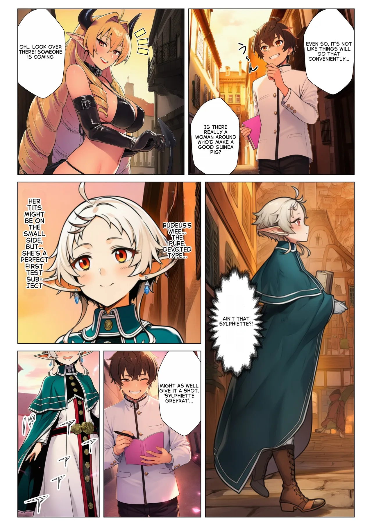 Lust-Inducing Mesu Note - Forcing the Mushoku Tensei heroines into heat for a harem orgy page 8 full