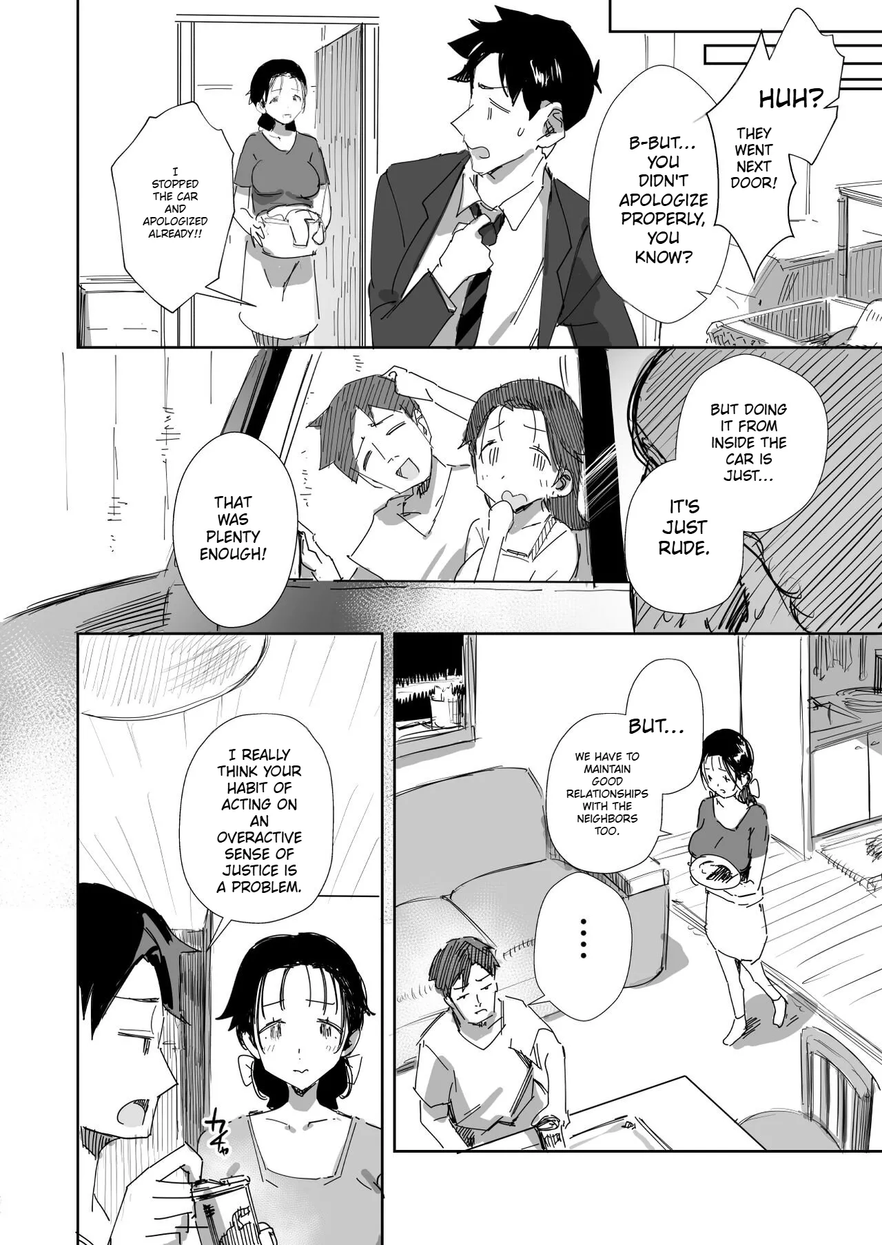 A Kind-Hearted, Foolish, Big-Breasted Housewife Is Seduced By Her Neighbor, A Man With A Trashy Apartment page 6 full