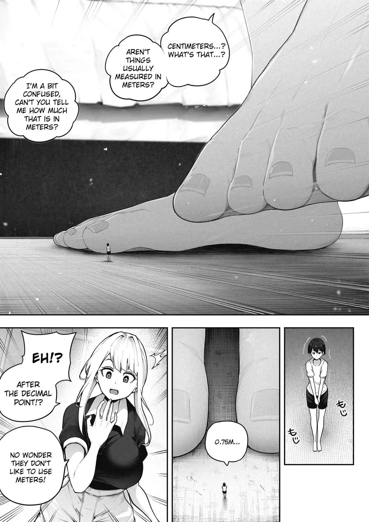 Kyodai Musume no Ie ni Koyou Sareta Kekka 3 | Hired by a Giant Girl 3 page 6 full