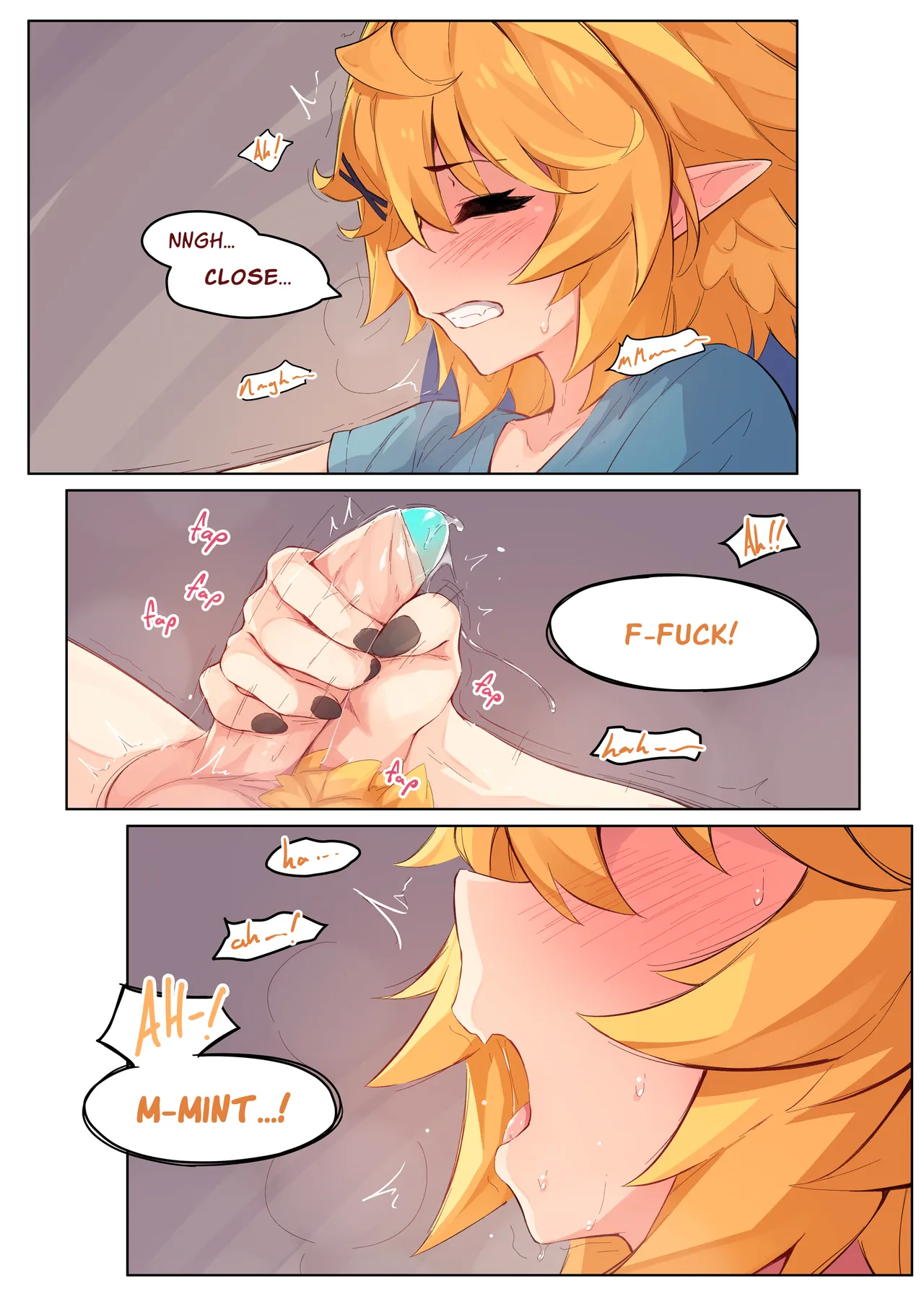 My GF  caught me jerking off and now she's bouncing on it CRAZY STYLE page 10 full
