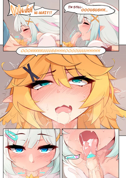 [Ricegnat] My GF (ghost friend) caught me jerking off and now she's bouncing on it CRAZY STYLE (Dokibird & Mint Fantome) — page 19