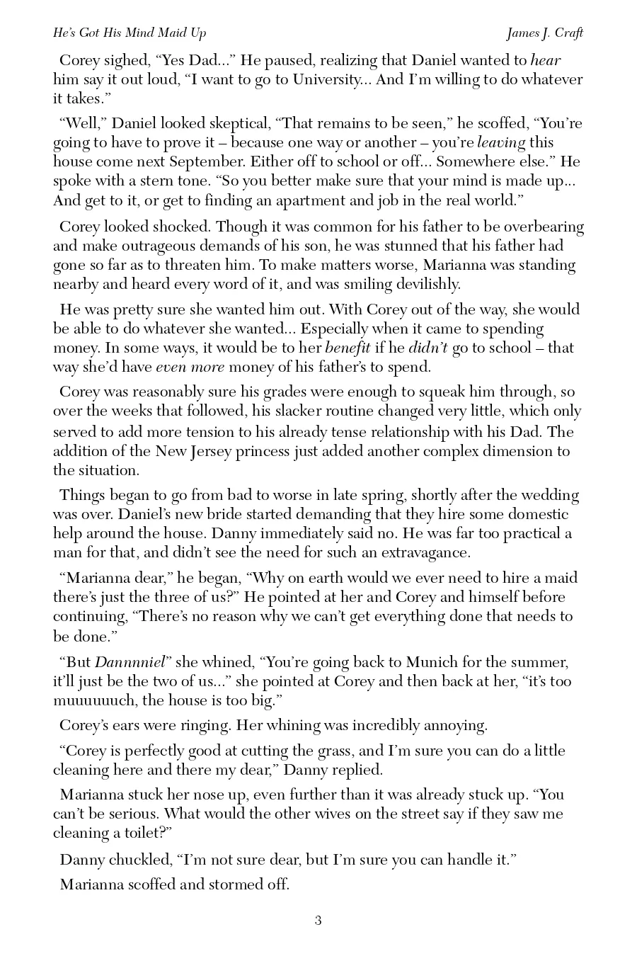 He's Got His Mind Maid Up James J. Craft page 5 full