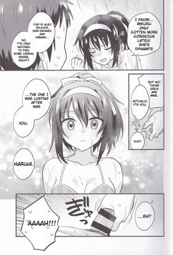 [Niwatoritowani (Taiki)] Mizugi Ponyta ja Shikatanai! (Suzumiya Haruhi no Yuuutsu) | Swimsuit & Ponytail, Is Unavoidable! (The Melancholy of Haruhi Suzumiya) — page 10