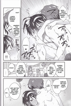 [Niwatoritowani (Taiki)] Mizugi Ponyta ja Shikatanai! (Suzumiya Haruhi no Yuuutsu) | Swimsuit & Ponytail, Is Unavoidable! (The Melancholy of Haruhi Suzumiya) — page 15