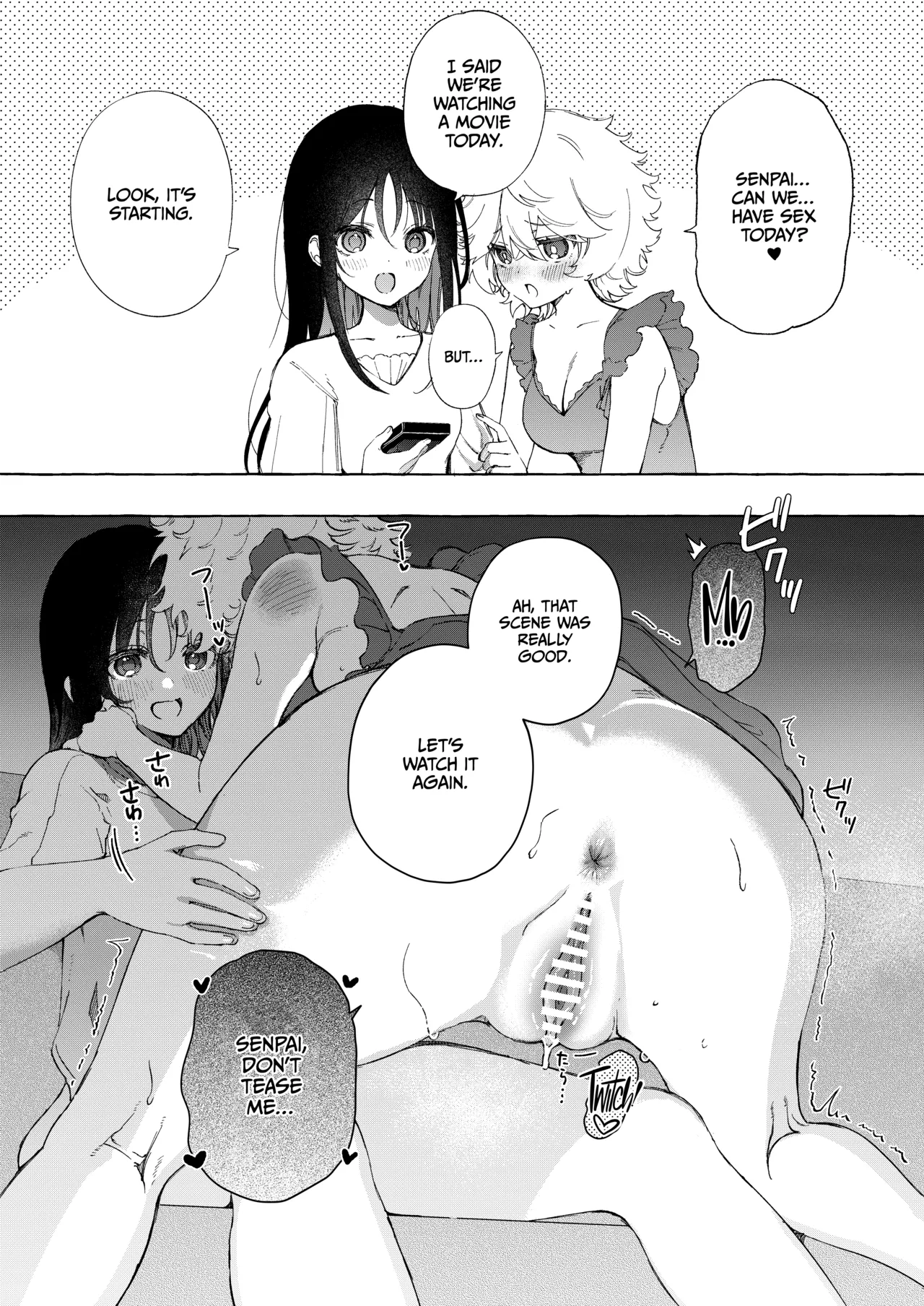 Asuno & Moka Raburabu Yuri Ecchi page 2 full