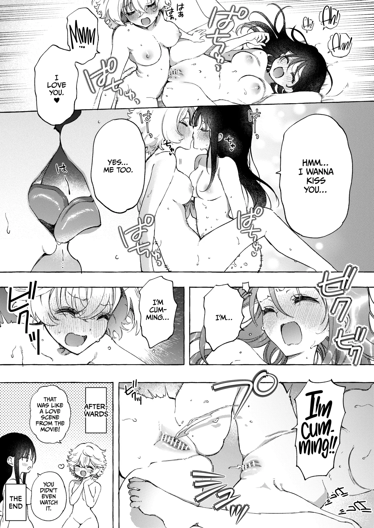 Asuno & Moka Raburabu Yuri Ecchi page 6 full