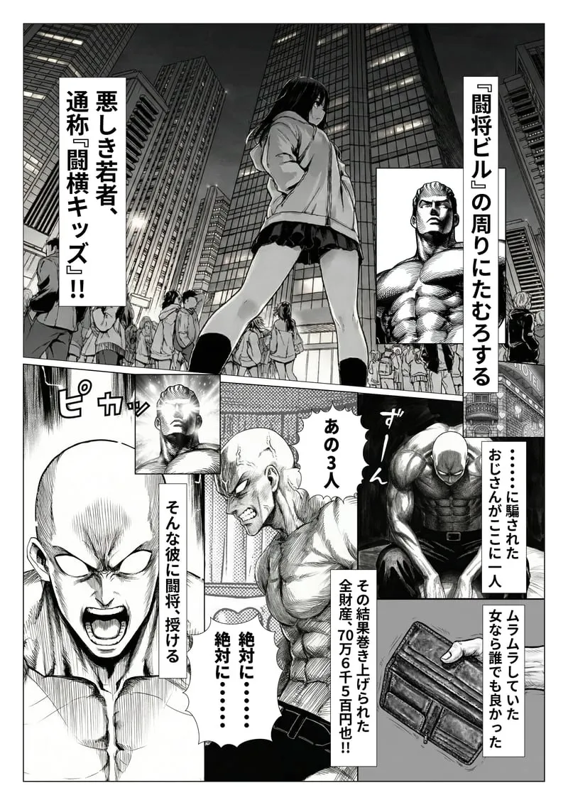 トー横立ちんぼ更生種付けおじさん - 夜あくび小隊 - page 2 full