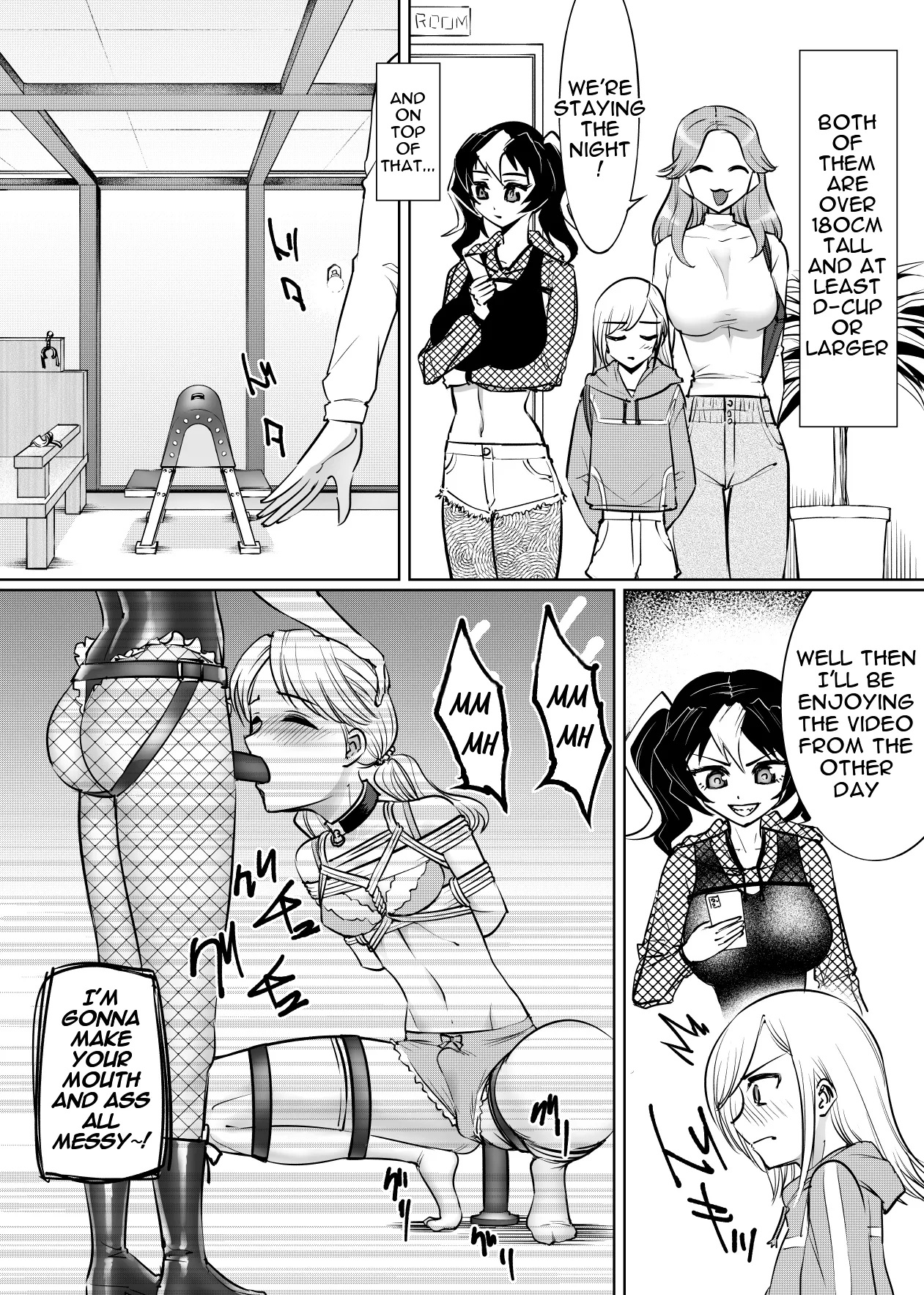 The Super-Sweet and Extremely Sadistic Giant Queens and the Femboy page 4 full