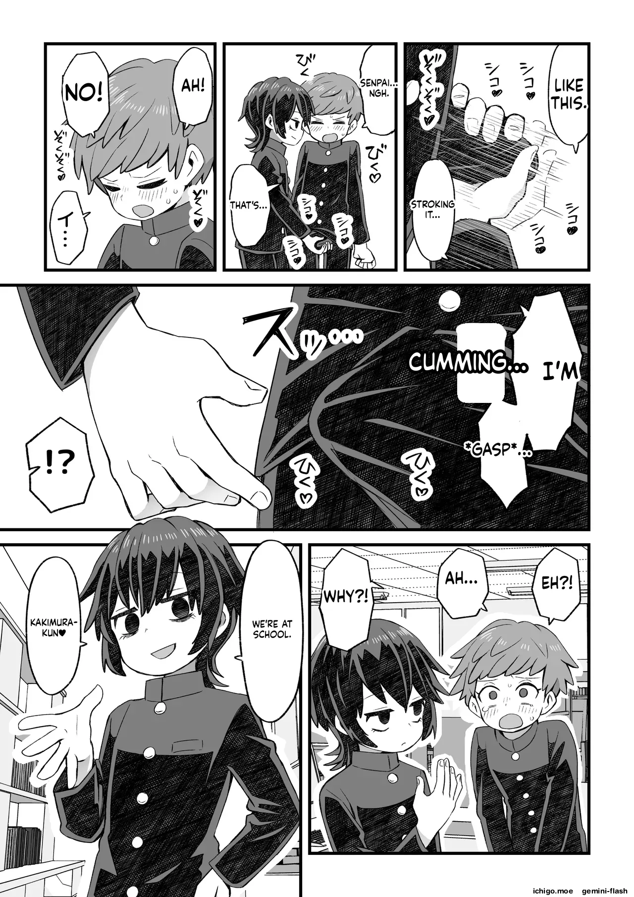 A Story About a Librarian Attacking a Junior Student, and a Story About a Boy Who Crossdresses to Get Help page 6 full