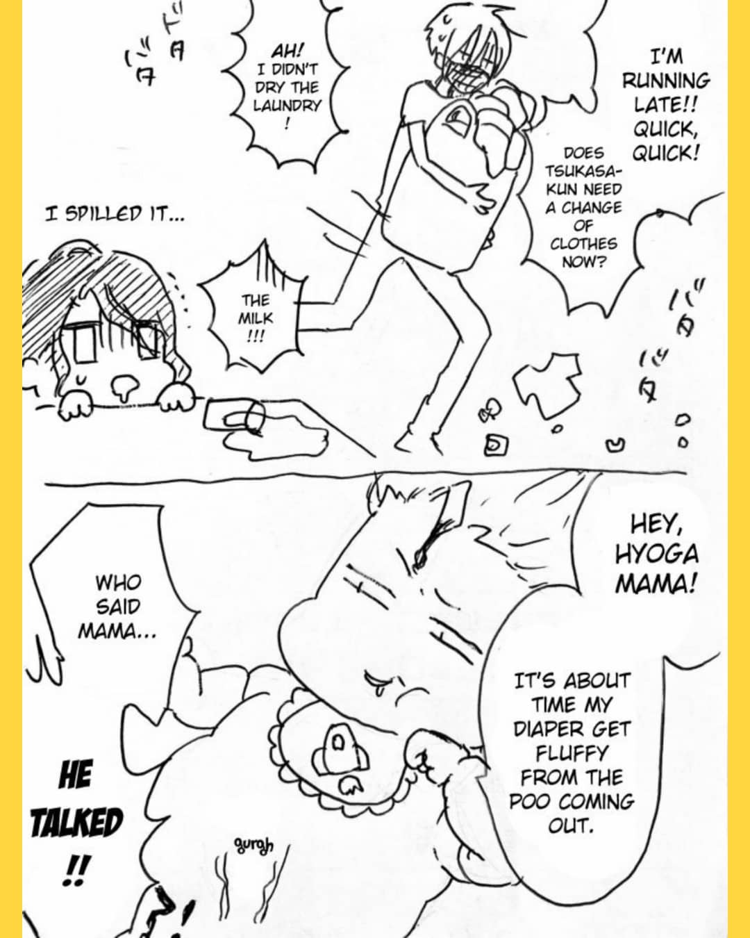 Kindergarten AU page 5 full