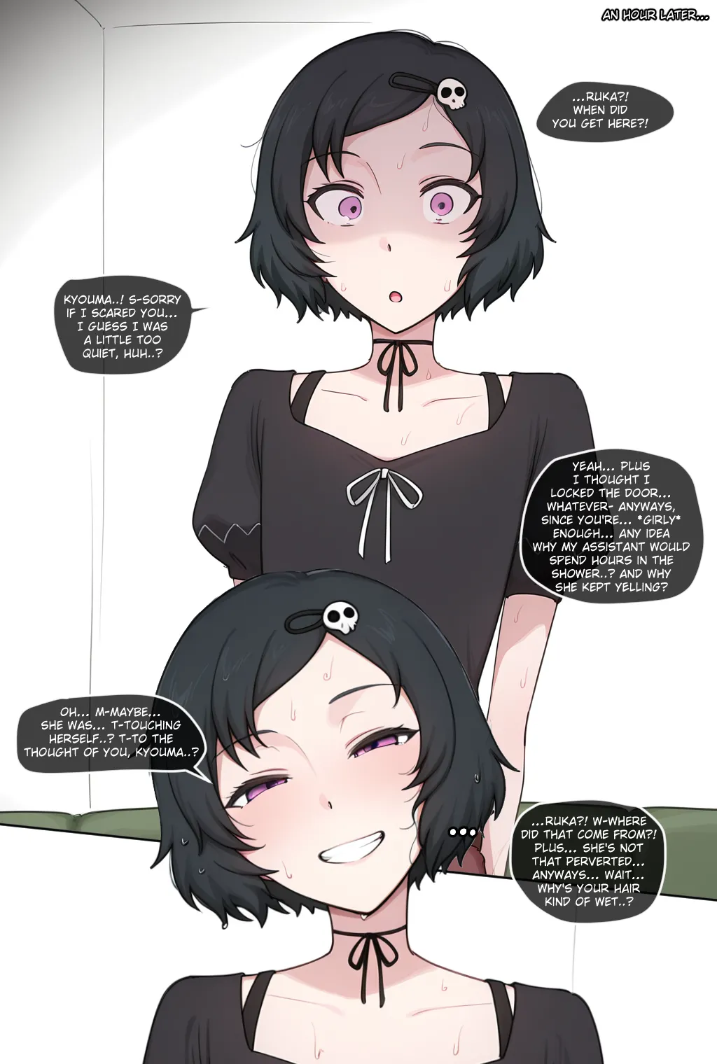 Kurisu & Ruka Shower NTR FULL page 8 full