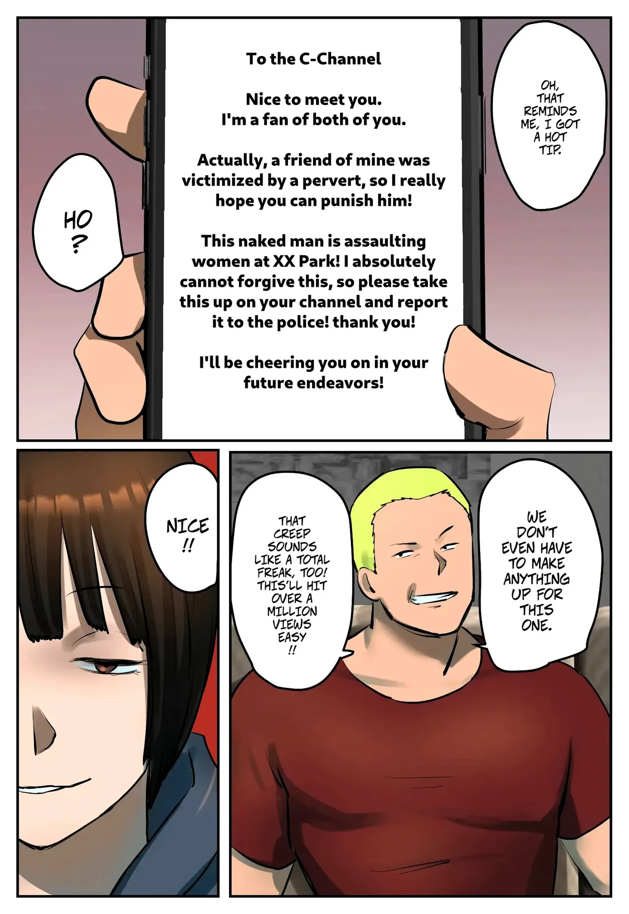 My Part-Time Job Is Getting Revenge: Framed By A Citizens Arrest Streamer -- Fukushuu Yami Beit "Shijin Taihokei Haishinsha ni Otoshiirerareta kara Fukushuu Shite Hoshii" page 8 full