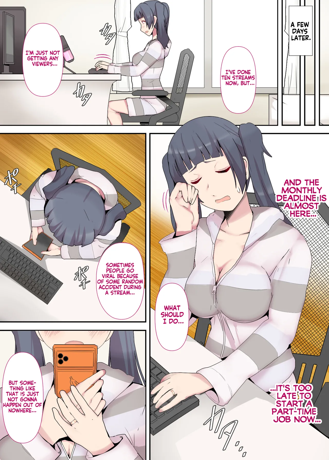 Shiroto Tsuma no Himitsu Haishin ~Zenpen~ | Housewife’s secret livestream Part 1 page 8 full